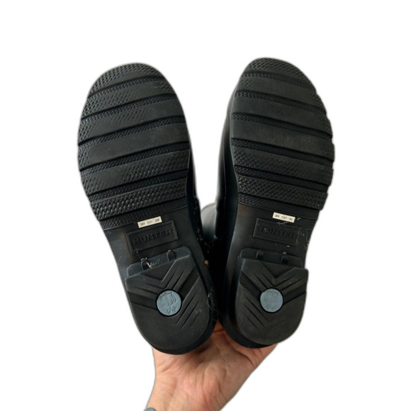 Hunter Womens Original Tall Rain Boots Size US 6 Rubber Matte Black - Picture 8 of 15